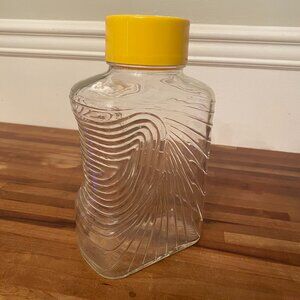 Covetro Italian Ribbed Glass Water Pitcher Refrigerator Jug Made in Italy